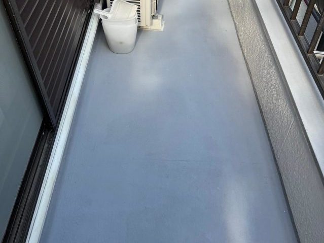 明石市　ポリマーセメント系塗膜防水工事　施工完了